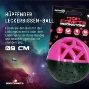 Dog Comets Moonstone Treat Ball - Pink
