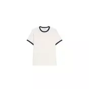 Bershka Majica  zelena / bela