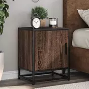 Vidaxl vidaXL Nočna omarica rjav hrast 40x31x50 cm