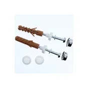 Enpro Komplet za montažo stranišča WC fixing kit, 6 x 70 mm, H10 NY, white/chrome