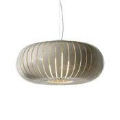 Kartell viseča svetilka Teresa, siva, O 50 cm, E27-LED - Dnevna soba/jedilnica - Dizajn - Plastika