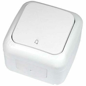 Panasonic Tipkalo PALMIYE nadometno zvonec IP54 belo