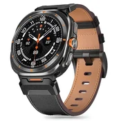 slomart Usnjen pašček Tech-Protect Delta Pro za Samsung Galaxy Watch Ultra (47 mm) - črn
