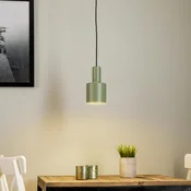 Argon Lampa za vješanje Selma, za jednu žarulju, zelena, O 11 cm - Dnevni boravak/blagovaonica - Moderan - boja kadulje, mesing - Metal