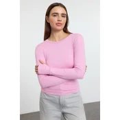 Trendyol Majica svetlo roza