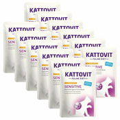 Kattovit Sensitive vrečka - piščanec + puran 12 x 85 g
