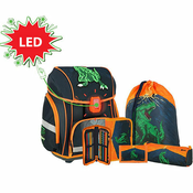 Spirit Set 5v1 NEW START T-REX - šolska torba + dodatki