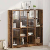 Highboard 2 pcs Staro drvo 68 x 37 x 142 cm Konstruirano drvo