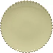 COSTA NOVA Pearl plitev krožnik, 24 mm, premer: 220 mm, zelen