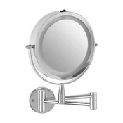Kozmetično ogledalo z lučjo/povečevalno (2x povečava) 18x29 cm Cassini – Premier Housewares