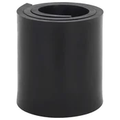 Vidaxl Gumijasti rob za snežni plug črn 100x15x1 cm