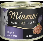 Miamor Fileji v želeju, konzerva 185 g - Tuna + kalamari