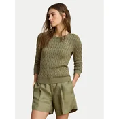 LAUREN RALPH LAUREN Pulover Montiva 200P14039004 Zelena Regular Fit