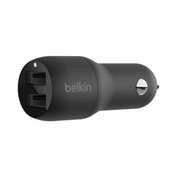 BELKIN Dual auto punjac CCB001BTBK crni