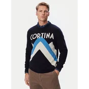 Robe di Kappa Pulover Clusaz 63137QW Mornarsko modra Regular Fit