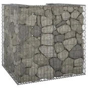 Gabionski zid za kantu od pocincanog celika 110 x 100 x 110 cm