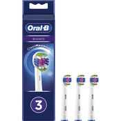 Oral-B 3D White nastavci s tehnologijom CleanMaximiser, 3 komada bijeli