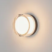 SLV Cyft LED stenska svetilka, črna, aluminij, O 13,2 cm, CCT - Kopalnica - Sodobni - črna, prozorna
