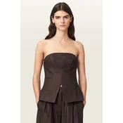 AllSaints korzetna bluza ženska viskozna CHARLEY