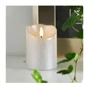 Eglo 411502 - LED sveca FLAMME RUSTIC LED/2xAA srebrna