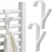 shumee Primpol obešalnik za radiator, kavelj, držalo, 2 kosa, bela