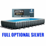 Bazen Intex Ultra Metal 975 x 488 x 132 cm s filtrom na pijesak, New Technology XTR + FULL OPTIONAL SILVERBazen Intex Ultra Metal 975 x 488 x 132 cm s filtrom na pijesak, New Technology XTR + FULL OPTIONAL SILVER