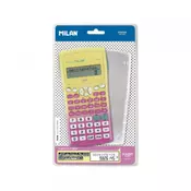 slomart znanstveni kalkulator milan m240 rumena roza 16,7 x 8,4 x 1,9 cm