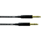 Cordial Cordial 0,9 m REAN 2 x 6,3 mm Stereo instrumentni kabel 0.9 m črne barve