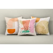 Aberto Design Set dekorativnih jastucnica Asr_plw25-17, 43x43 cm, 3 komada, Šarena