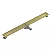 Mexen Flat 360° vrtljiv korpus za linearni odtok 90 cm, zlati brušen - 1A40090