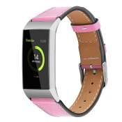 BStrap Fitbit Charge 3 Leather Italy (Small) pašček, Pink
