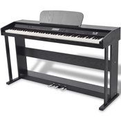 vidaXL digitalni piano s crnom melaminskom plocom i 88 tipki