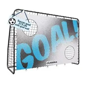 Hudora: Motiv Goal kovinski nogometni gol s tarčo, 213 cm - črn