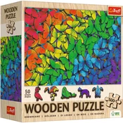 Trefl Lesene puzzle 501 - Mavrični metulji
