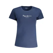 Pepe Jeans Majica New Virgina PL505202 Mornarsko modra Slim Fit