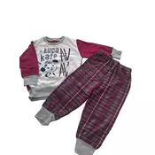 Jasmil Pidžama za bebe 15B-15P101, Bordo
