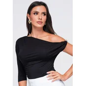 Asimetrična ženska bluza Ombre