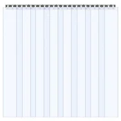 VEVOR Zavesa iz trakov 1219x2134 cm prozorna