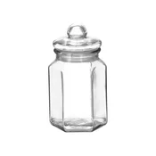 Šestrobna posoda s steklenim pokrovom 850ml 81179