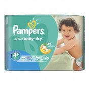 Pampers pelene Active baby Maxi plus, vel. 4+, 9-16 kg, value pack, 40 kom