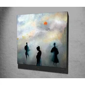 Wallity Dekorativna slika na platnu, 45x45cm, Šarena