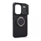 Torbica CamShield Ring stand za Xiaomi Redmi Note 13 Pro Plus (EU) crna