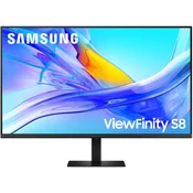 Monitor Samsung 94 cm (37,0) S37D800UAU 3840x2160 VA 5ms HDMI DisplayPort USB-C 90W 2xUSB3.0 Pivot  sRGB100% RJ45 KVM HDR10 ViewFinity S8