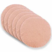 Vidaxl Prevleka za blazino 6 kos HEERLEN Roza Premer 30 cm Bouclé
