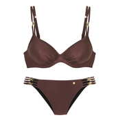 JETTE Bikini  temno rjava