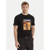 HUGO Majica Dikerd 50564024 Črna Relaxed Fit