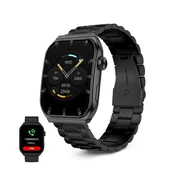 Ksix pametna ura Olympo, 1,96” AMOLED zaslon, 2 paščka, 5 dni avt., črna