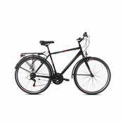 CAPRIOLO mestno kolo Touring Sunrise Man, črno rdeča