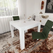 Hanah Home Trpezarijski sto 90x78x80cm Beli