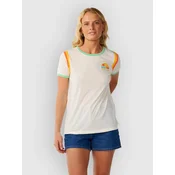Rip Curl Line Up Ringer Standard ženska majica bone